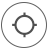 Cross hair button