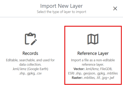 Tap Reference Layer