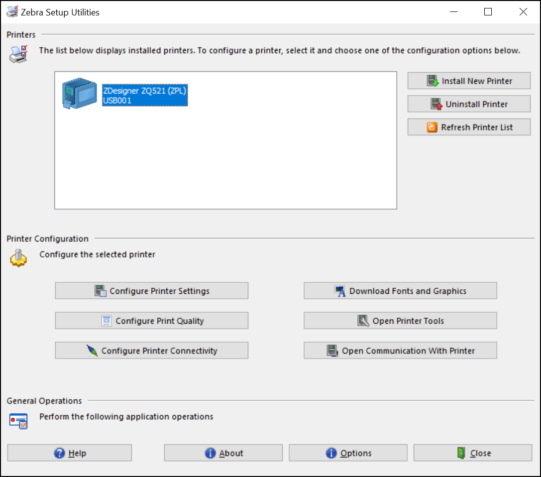 Zebra Label Printer Plugin Set Up